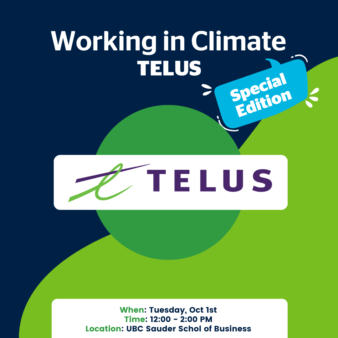 Working in climate telus
