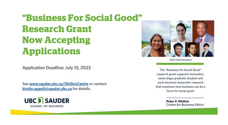 Business for Social Good